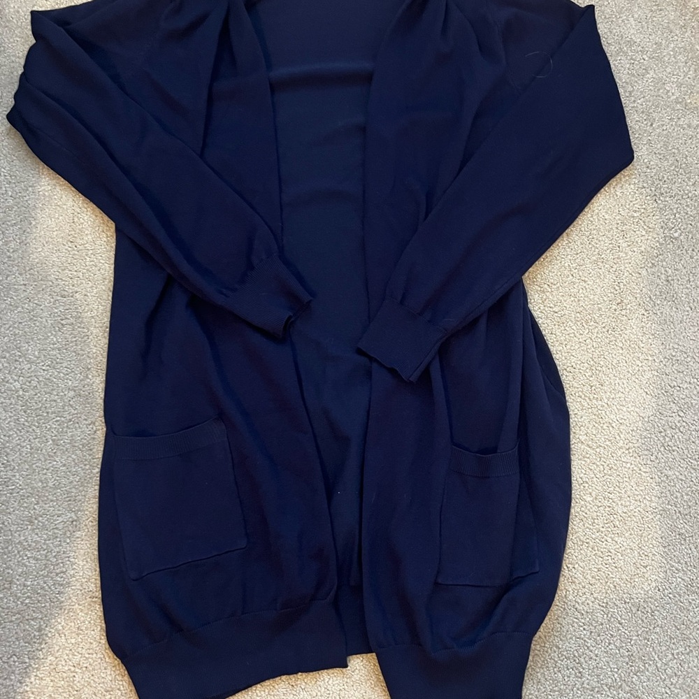 Grace Karin Deep Blue Cardigan Sweater